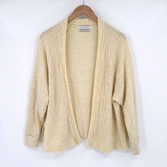 Urban Outfitters Sweaters - Urban Outfitters Open Front Yellow Cardigan